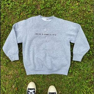 grey New York city sweatshirt